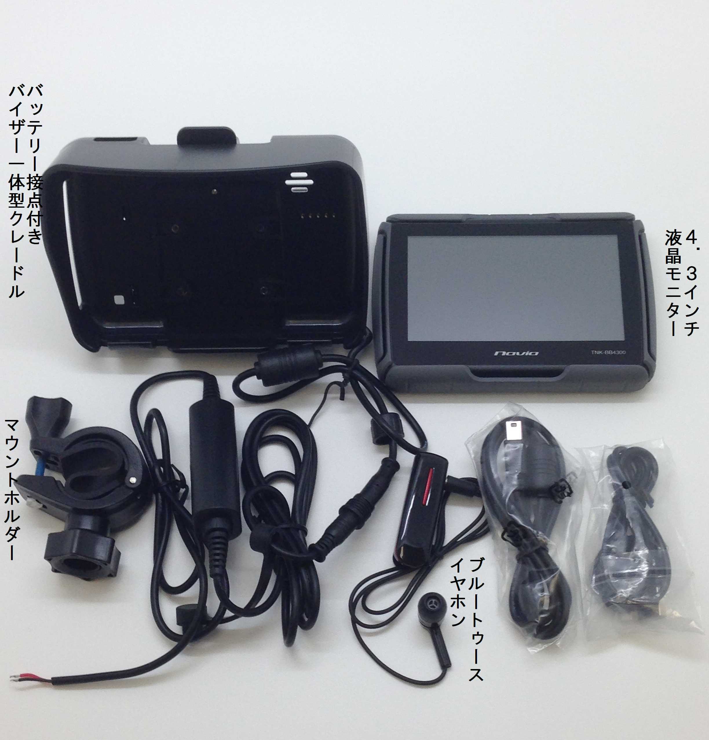 バイクナビ「TNK-BB4300」発売開始しました。｜株式会社山城